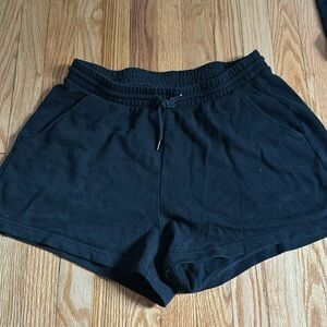 Old Navy Black High Waisted Vintage Sweat Shorts
